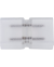 Ecola LED strip 220V connector соединитель лента-лента 2-х конт для ленты IP68 14x7 уп. 5 шт.