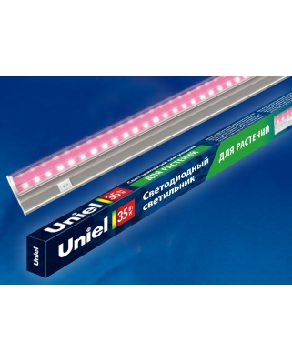 Uniel ULI-P21-35W/SPSB IP40 WHITE Свет для растений светодиодный линейный, 1150мм, выкл. на корпусе.