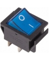 REXANT Выключатель клавишн 250V 16А (4с)ON-OFF синий с подсветкой (10/10/500) 36-2331