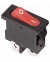 REXANT Выключатель клавишный 250V 6А (2с) ON-OFF красный Mini (RWB-103, SC-766, MRS-101-5) 36-2051