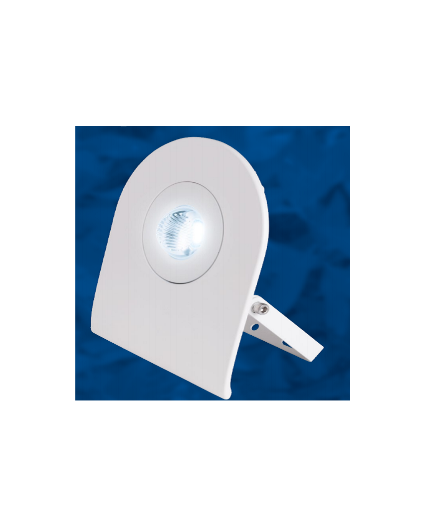 Uniel-ULF-F10-50W/NW IP65 180-240В WHITE Прожектор светодиодный. Корпус белый. Белый свет. Упаковка