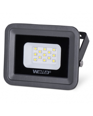 WOLTA Светодиодный прожектор WFL-10W/06, NS чёрный 5500K, 10 W SMD, IP 65 (40)