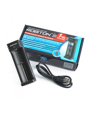 ROBITON Li-1 Зарядное устройство USB-порта 5В через шнур USB-Micro-USB (в комплекте)