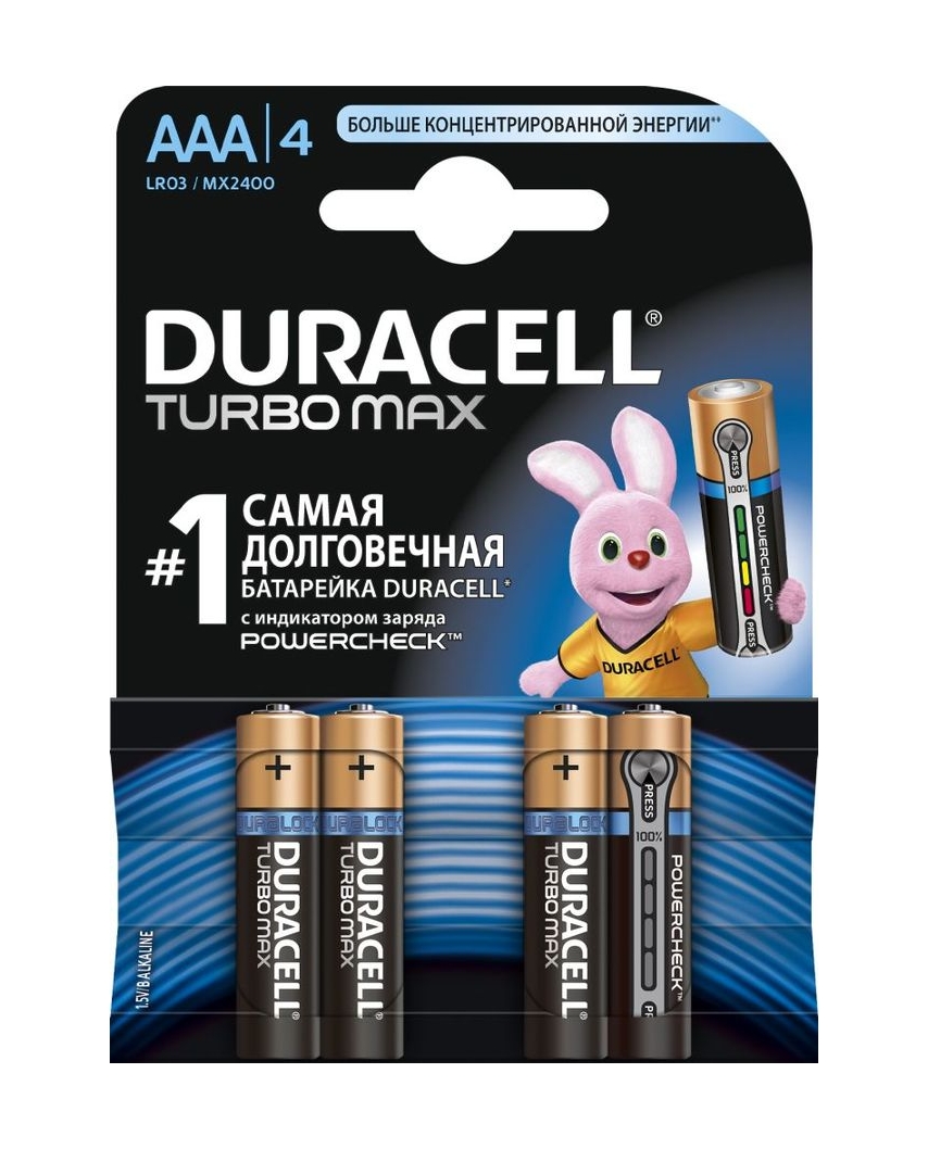 Duracell LR03-4BL TURBO (40/120/21120)