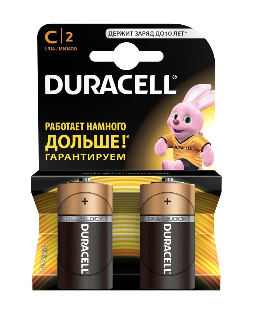 Duracell LR14-2BL (батарейка,1.5В) (20/60)