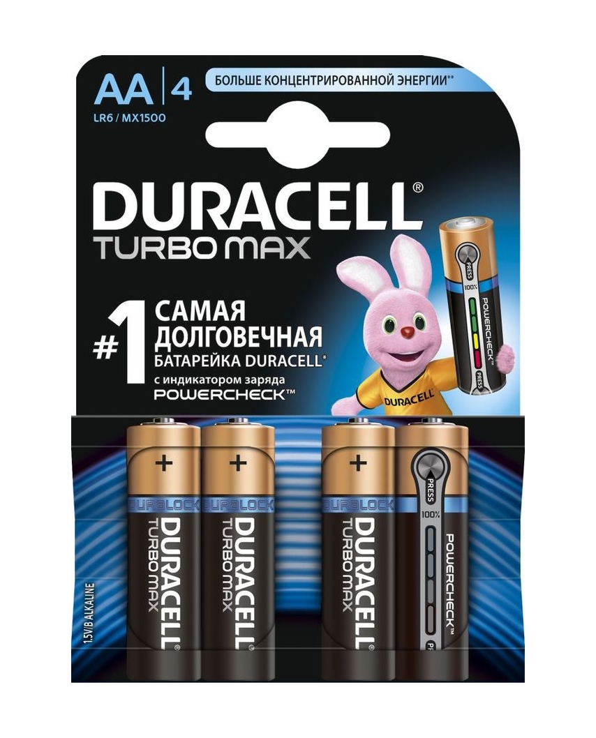 Duracell LR6-4BL TURBO (80/240/20400)