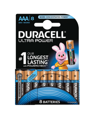 Duracell ULTRA POWER LR03 BL8 Элемент питания