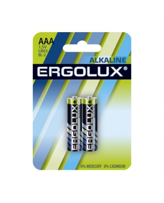 Ergolux LR03 Alkaline BL-2 (LR03 BL-2, бат 20/480