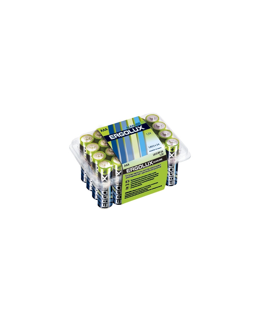 Ergolux LR03 Alkaline BP-24 (LR03BP-24, бат 24/480