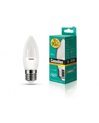Camelion LED10-C35/830/E27 (Эл.лампа светод 10Вт 220В)+++