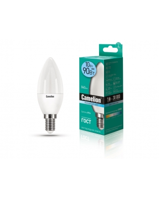 Camelion LED10-C35/845/E14 (Эл.лампа светодиодная 10Вт 220В)