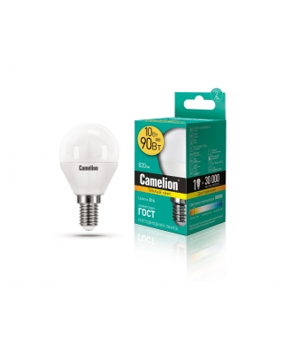 Camelion LED10-G45/830/E14 (Эл.лампа светодиодная 10Вт 220В)