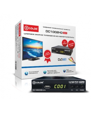 D-COLOR DC1002HD mini Цифровой эфирный тюнер