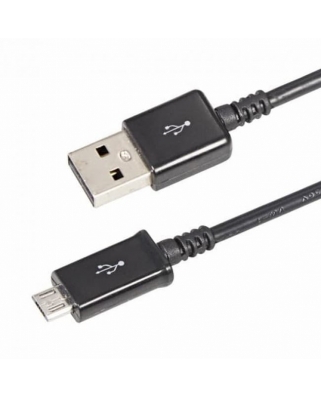 REXANT USB кабель microUSB длинный штекер 1М черный 18-4268