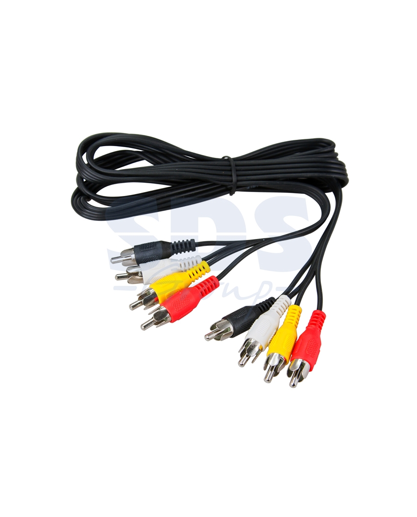 REXANT Шнур 4х4 RCA 1