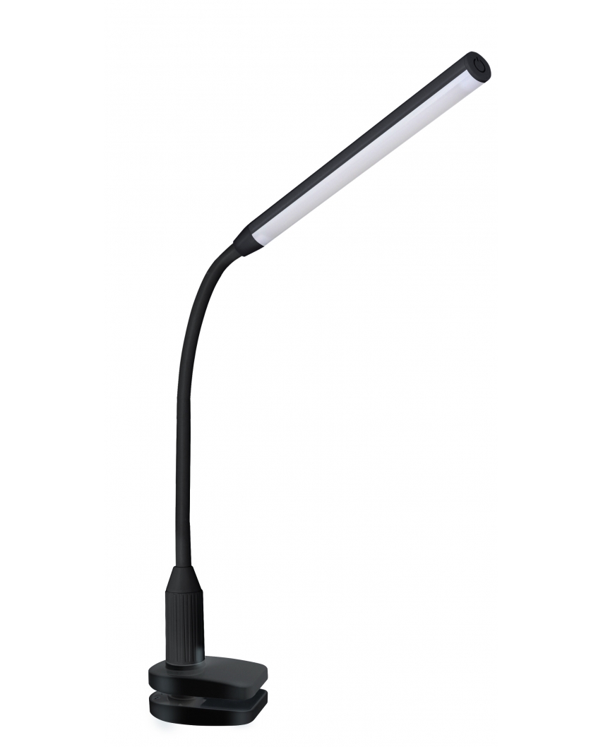 Camelion KD-793 C02 чёрный LED(Свет-к настол