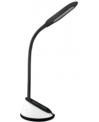 Camelion KD-799 C02 чёрный LED(Свет-к настольн., 7 Вт,230В, сенсорн. вкл-+++