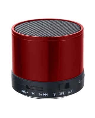 PERFEO Bluetooth-колонка "CAN" FM, MP3 microSD, AUX красная-мощность 3Вт, 500mAh, PF_5211