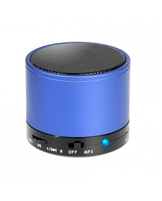 PERFEO Bluetooth-колонка "CAN" FM, MP3 microSD, AUX синяя-мощность 3Вт, 500mAh РF_5212