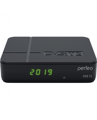 PERFEO DVB-T2/C приставка"MEDIUM" для цифр.TV, Wi-Fi, IPTV, HDMI, 2 USB, DolbyDigital, обуч.пультДУ