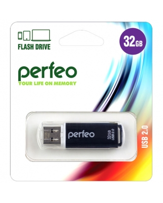 Карта памяти Perfeo USB 32GB C13 Black PF-C13B032 