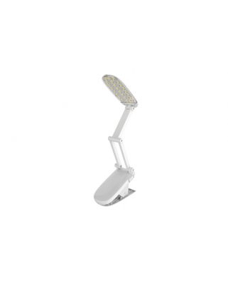 Ultraflash UF-704 С01 белый (Свет прищепка аккум, 24LED)