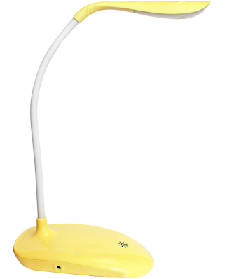 Спутник DL 323 LED цвет: желтый (1/12) Настольная лампа светодиодная