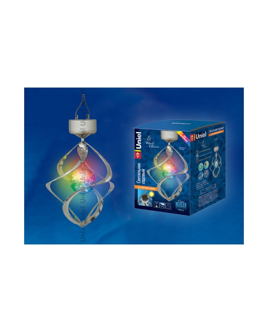 Uniel USL-M-107/MT265 Садовый светильник на солнечной батарее Wind Chime. Серия Modern