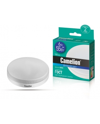 Camelion LED6-GX53/865/GX53 (Эл.лампа светодиодная 6Вт 220В)