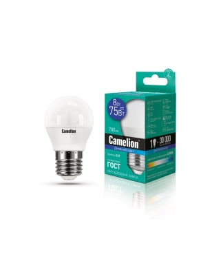 Camelion LED8-G45/865/E27 (Эл.лампа светодиодная 8Вт 220В)