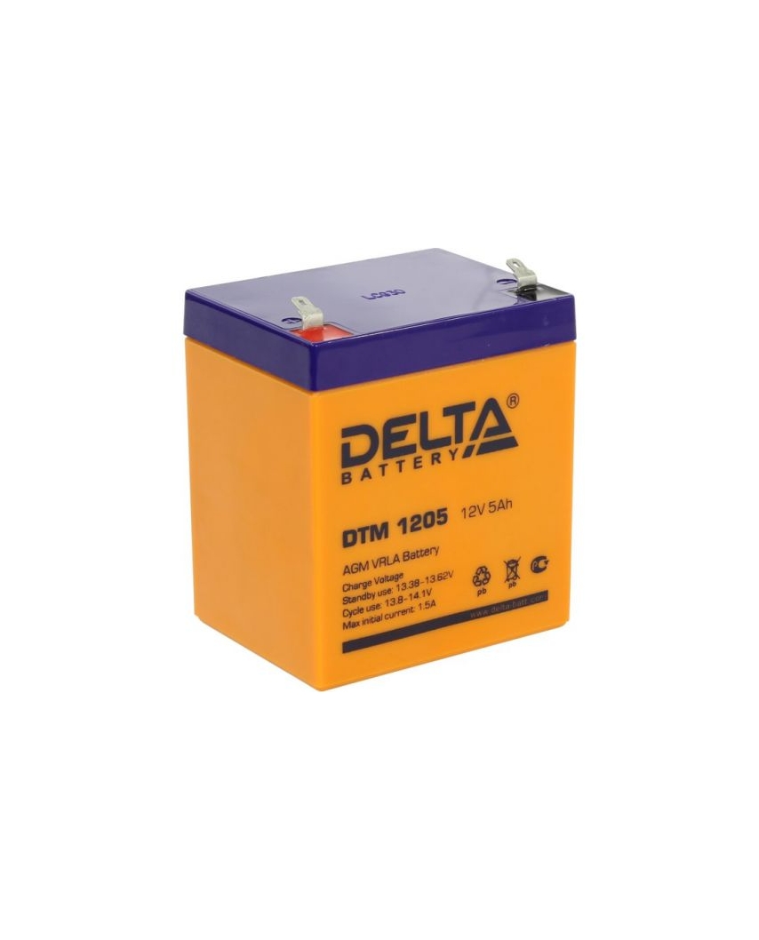 DTM 1205 12V-5Ah Delta Аккумуляторная батарея