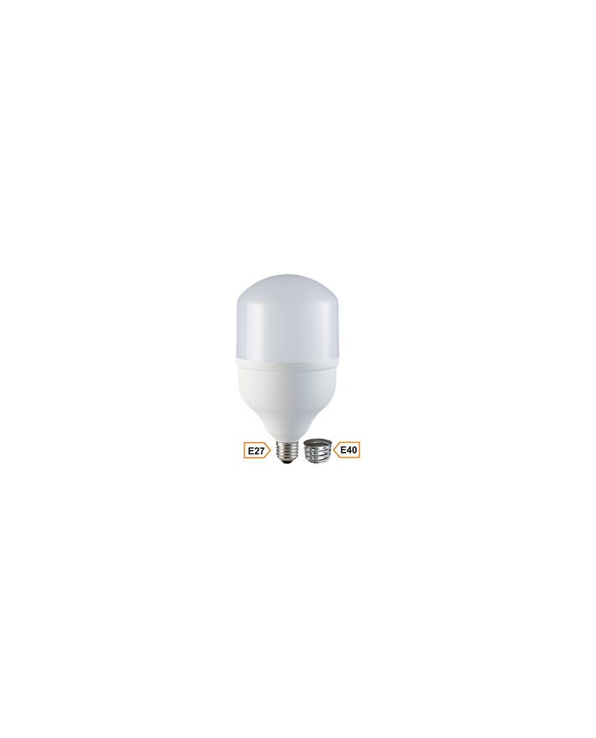 Ecola High Power LED Premium 40W-6000K универс. E27/E40 (лампа) 200х120mm