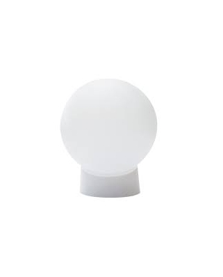 Apeyron Светильник шар пластик, прямое основание, белый
