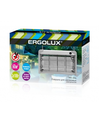Ergolux Антимоскитный светильник MK-004 ( 2x10Вт, люм лампа)(10)
