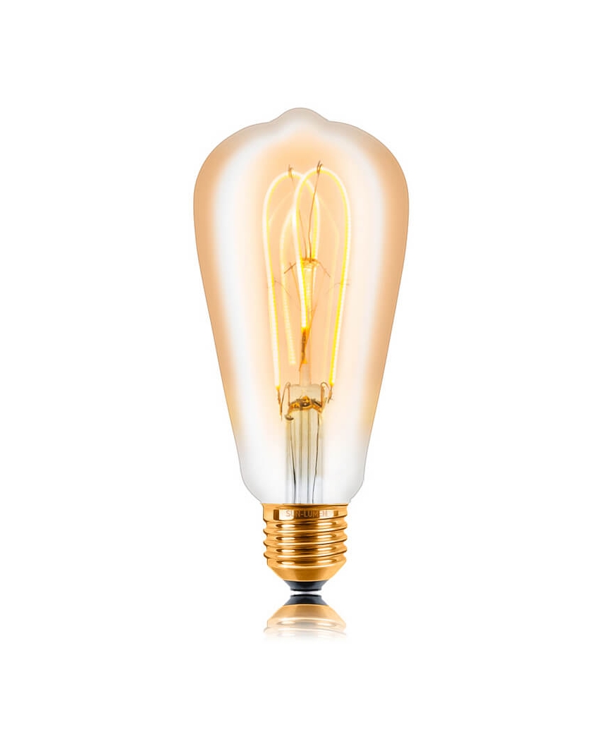 Camelion LED10-ST64-FL-GD/830/E27 (Эл.лампа светодиодная 10Вт 220В)