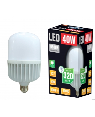 REV Лампа сд T120 E27 40W, 6500K, PowerMax, дневной свет 32418 8