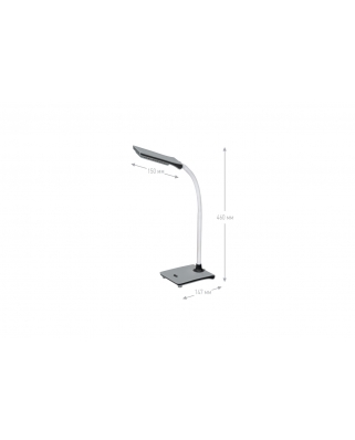 Ultraflash UF-714 C08 серый (Led наст свет-к, 7Вт)