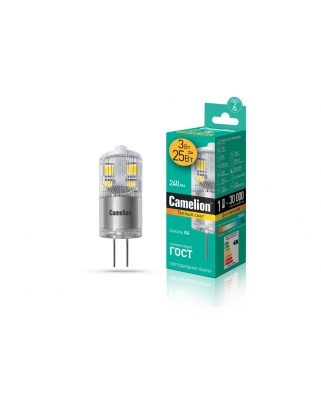 Camelion LED3-G4-JD-NF/830/G4 (Эл.лампа светод 3Вт 220В)+++
