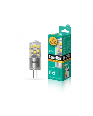 Camelion LED5-G4-JD-NF/830/G4 (Эл.лампа светодиодная 5Вт 220В)+++