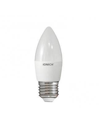 IONICH декоративного освещения "свеча" ILED-SMD2835-C37-6Вт-540Лм-220В-4000К-E27Лампа светодиодная