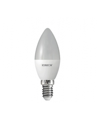 IONICH декоративного освещения "свеча" ILED-SMD2835-C37-6Вт-540Лм-220В-6500К-E14Лампа светодиодная