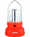 Camelion LED 29312 (фонарь акк. 220В/12В кемп, 24 LED, 4В 2.3А-ч,, красный,+++