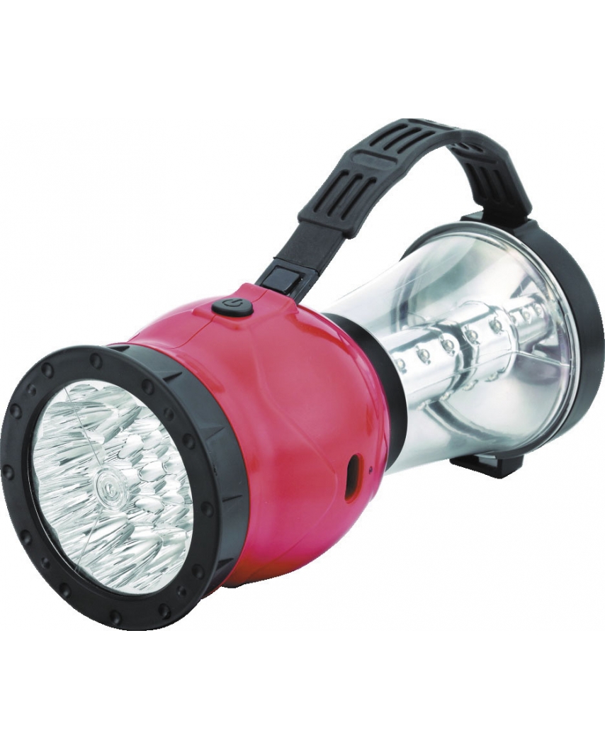 Camelion LED 29318 (фонарь акк. 220В/12В кемп, 19/24 LED, 4В 2,3А-ч, пласт, красный, коробка) 6