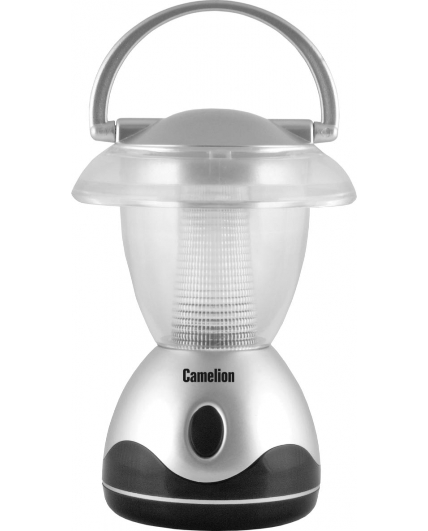 Camelion LED 5210-3 (фонарь для кемпинга, пластик, серебро, 3 светодиода, 3xR6) 1/72