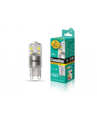Camelion LED3-G9-NF/830/G9 (Эл.лампа светодиодная 3Вт 220В)