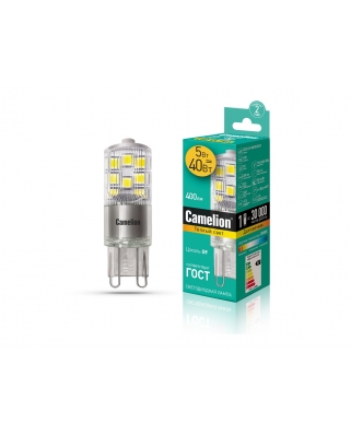 Camelion LED5-G9-NF/830/G9 (Эл.лампа светодиодная 5Вт 220В)