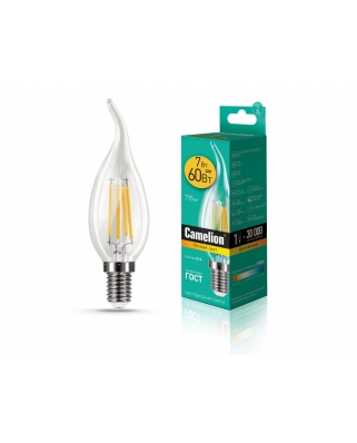 Camelion LED7-CW35-FL/830/E14 (Эл.лампа светодиодная 7Вт 220В)