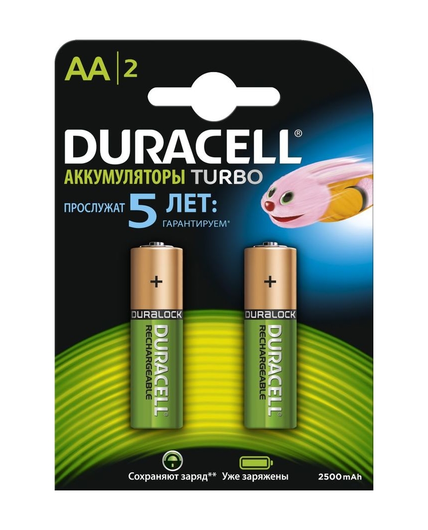 Duracell HR6-2BL 2400mAh предзаряженные