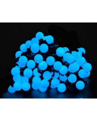 LDBL048B-10-C(40) Электрогирлянда синие жемчужные