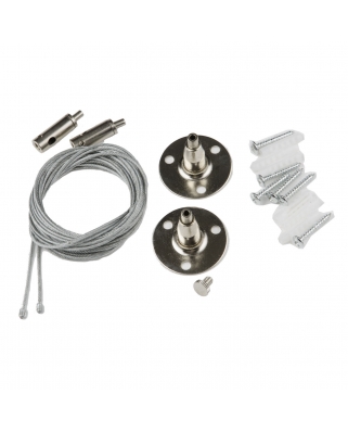 UFB-Q122 H28 SILVER SET02 Набор из 2-х штук для подвесного монтажа однофазных шинопроводов типа G